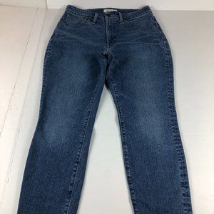 Madewell Jeans Women's 27 Petite Curvy High Rise Skinny Blue Fade Stretch Denim